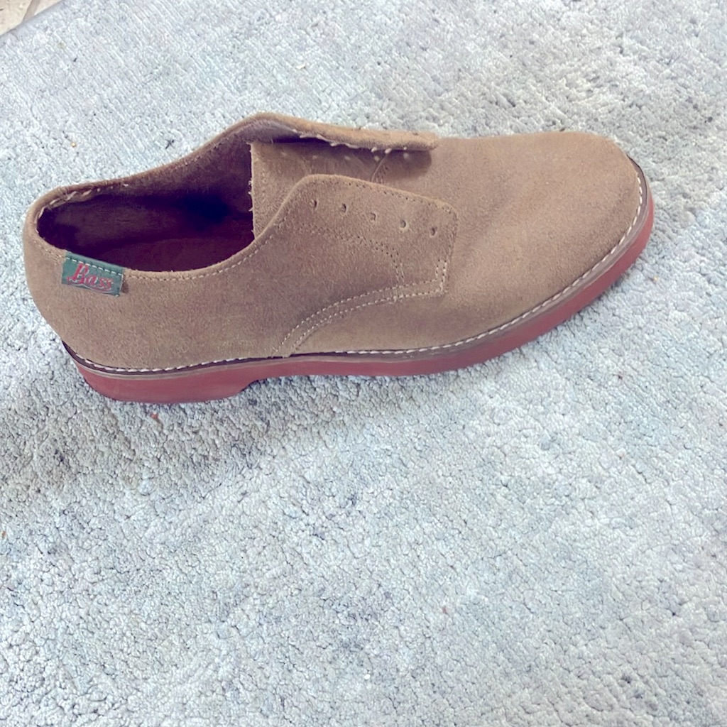 G.H. Bass & Co. Men's Brown Suede Oxfords